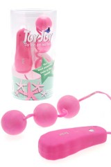 Boules de Geisha vibrantes Rose Toy Joy