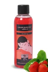 Huile de Massage Comestible Fraise 100 ml