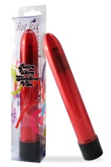 Vibromasseur Retro Ultra Slimline Rouge 17 cm